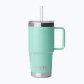 Borraccia termica YETI Rambler Straw 739 ml seafoam
