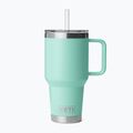 Borraccia termica YETI Rambler Straw 1000 ml seafoam