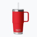 Borraccia termica YETI Rambler Straw 739 ml rescue red