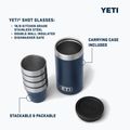 Bicchieri da campo YETI Shot 48 ml 4 pcs. navy 10