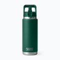 Borraccia termica YETI Rambler Straw 769 ml black forest green 3