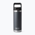 Borraccia termica YETI Rambler C Straw 532 ml charcoal
