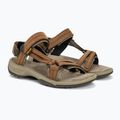 Sandali Teva Terra Fi Lite Leather marrone da donna 4