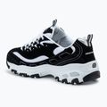 SKECHERS scarpe da donna D'Lites Biggest Fan nero/bianco/argento 3