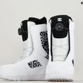 Scarponi da snowboard da donna DC Phase Boa stampa bianco/nero 9