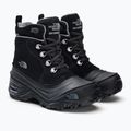 Stivali da neve per bambini The North Face Chilkat Lace II nero/grigio zinco 4