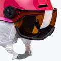 Casco da sci per bambini Salomon Grom Visor rosa lucido/arancio tonico 6