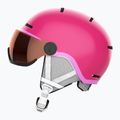 Casco da sci per bambini Salomon Grom Visor rosa lucido/arancio tonico 9