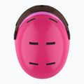 Casco da sci per bambini Salomon Grom Visor rosa lucido/arancio tonico 11
