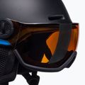 Casco da sci per bambini Salomon Grom Visor nero/arancio tonico 6