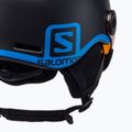 Casco da sci per bambini Salomon Grom Visor nero/arancio tonico 7