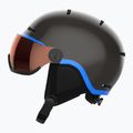 Casco da sci per bambini Salomon Grom Visor nero/arancio tonico 9