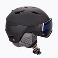 Casco da sci donna Salomon Mirage nero/oro solare 5