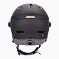 Casco da sci da donna Salomon Mirage nero oro rosa 3