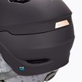 Casco da sci da donna Salomon Mirage nero oro rosa 6