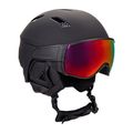 Casco da sci Salomon Driver nero/rosso/accento solare