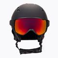 Casco da sci Salomon Driver nero/rosso/accento solare 2