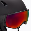 Casco da sci Salomon Driver nero/rosso/accento solare 7