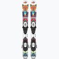 Sci da discesa per bambini Salomon T1 XS + attacchi C5 multicolore 9