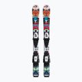 Sci da discesa per bambini Salomon T1 XS + attacchi C5 multicolore