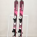 Sci da discesa per bambini Salomon Lux Jr S + attacchi C5 bordeau/rosa 12