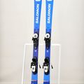 Sci da discesa per bambini Salomon S/Race MT Jr + attacchi L6 race blu/bianco 13