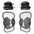 Cabrinha H20 grigio kiteboard pads e straps K9BAH20XX000STD