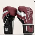 Guantoni da boxe Venum Elite Evo bordeaux/argento 6