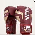 Guantoni da boxe Venum Elite bordeaux/oro 6
