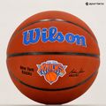 Wilson NBA Team Alliance New York Knicks marrone basket dimensioni 7 6