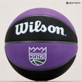 Wilson NBA Team Tribute Sacramento Kings basket viola taglia 7 5