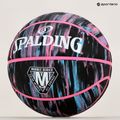 Spalding Marble basket nero/rosa/blu misura 7 5