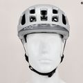 Casco MTB POC Tectal Race MIPS argentite argento/nero uranio opaco 8