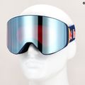 Occhiali da sci Red Bull SPECT Jam + Lente di ricambio blu opaco/viola/blu a specchio/neve nuvolosa 4