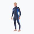 Muta da uomo per il nuoto Rip Curl Dawn Patrol 3/2mm Chest Zip electric cobalt 3