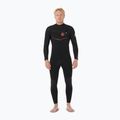 Muta da uomo Rip Curl F-Bomb Fusion 4/3 mm Chest Zip black
