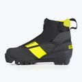 Scarponi da sci di fondo per bambini Fischer XJ Sprint nero/giallo 14