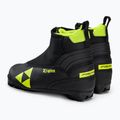 Scarponi da sci di fondo per bambini Fischer XJ Sprint nero/giallo 4