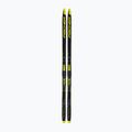 Sci di fondo Fischer Sprint Crown per bambini + attacchi Tour Step-In nero/giallo 10