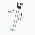 Bastoncini da trekking Komperdell FX Lite Ti Vario Compact argento/arancio 2