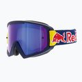 Occhiali da ciclismo Red Bull SPECT Whip blu/grigio opaco/specchio blu/blu flash