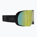 Red Bull SPECT Soar nero opaco/grigio antracite scuro/specchio giallo/occhiali da sci da neve gialli
