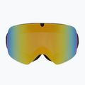 Red Bull SPECT Soar nero opaco/grigio antracite scuro/specchio giallo/occhiali da sci da neve gialli 2