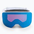 Red Bull SPECT Magnetron Slick occhiali da sci argento lucido/bianco/rosso blu specchiato/blu scuro neve 2