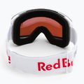 Red Bull SPECT Magnetron Slick occhiali da sci argento lucido/bianco/rosso blu specchiato/blu scuro neve 3