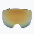 Occhiali da sci Red Bull SPECT Chute nero/marrone con specchio oro/neve nuvolosa 2