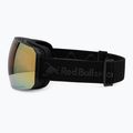 Occhiali da sci Red Bull SPECT Chute nero/marrone con specchio oro/neve nuvolosa 4