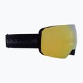 Occhiali da sci Red Bull SPECT Chute nero/marrone con specchio oro/neve nuvolosa 2