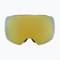 Occhiali da sci Red Bull SPECT Chute nero/marrone con specchio oro/neve nuvolosa 4
