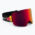 Occhiali da sci Red Bull SPECT Line nero/marrone con specchio rosso/neve torbida 2